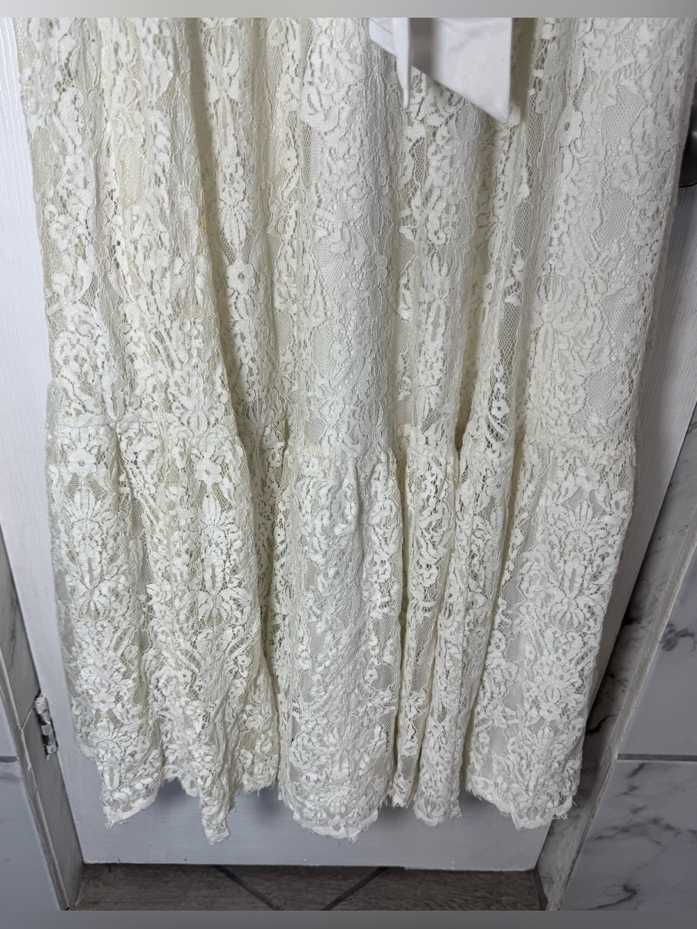 Modcloth Through the Bluebells Lace Maxi Dress Women’s Medium Vintage Inspired - Picture 7 of 16